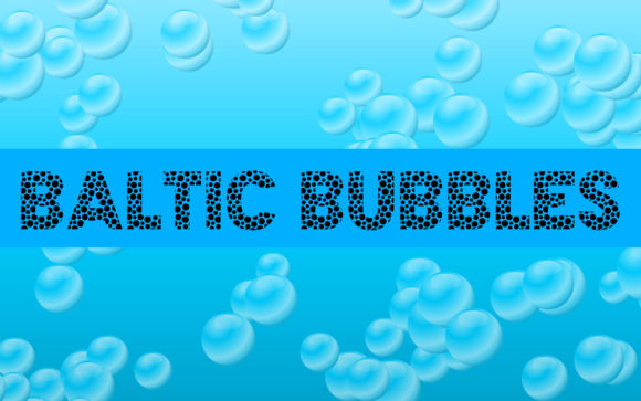 Baltic Bubbles: A Unique Display Font for Creative Projects