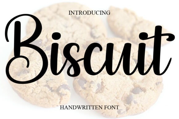 Biscuit: A Sweet Handwritten Font for Joyful Designs