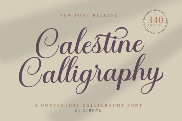 Calestine Calligraphy: The Elegant Handwritten Font
