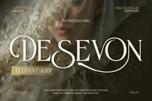 Desevon: A Refined Serif for Timeless Elegance