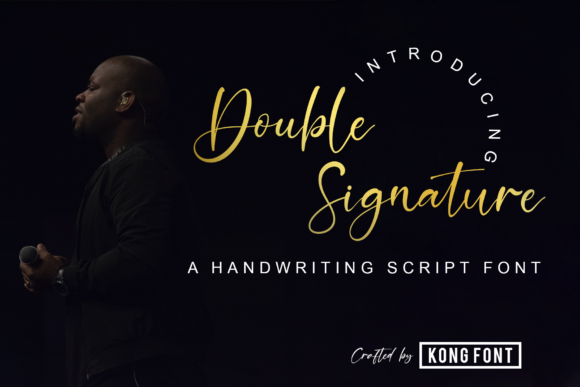 Discover Double Signature: A Playful Handwritten Font