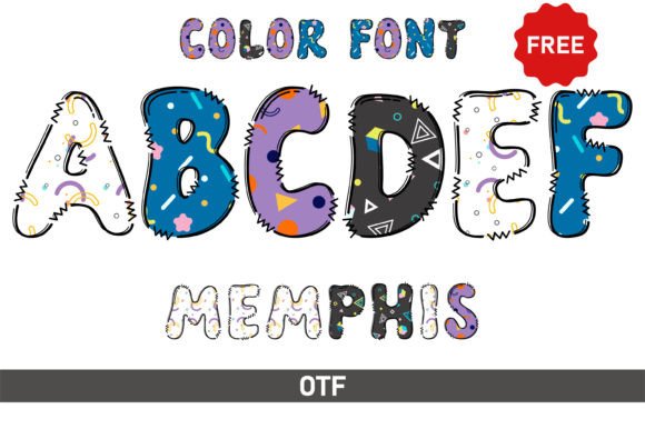 Discover the Memphis Font for Playful Designs