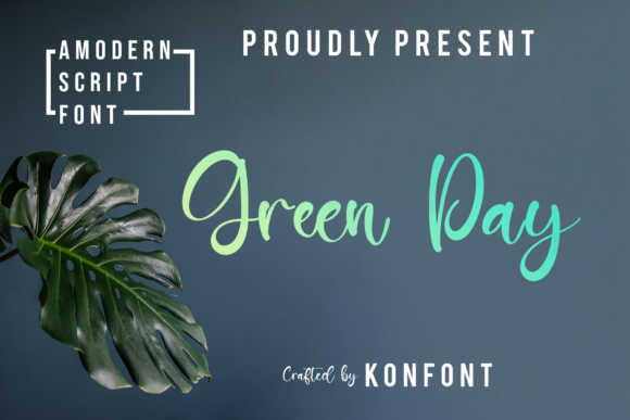 Green Day: A Playful Script Font for Modern Designs