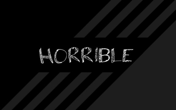 Horrible: A Charming Handwritten Font for Authentic Designs