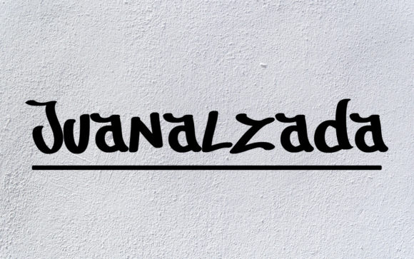 Juanalzada: A Modern Display Typeface with Urban Edge