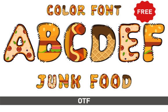 Junk Food: A Playful Font for Creative Design