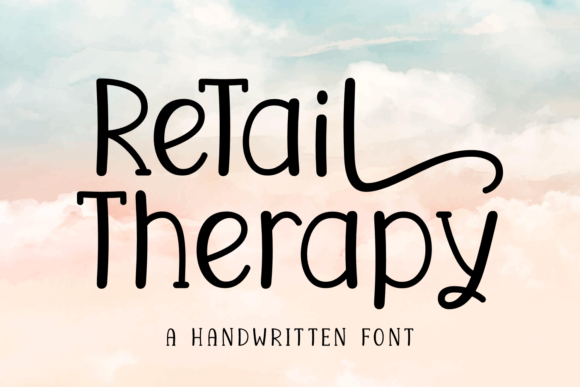 Retail Therapy: Discover This Elegant Handwritten Typeface