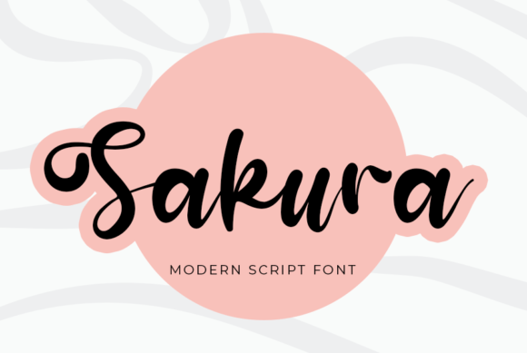 Sakura: A Handwritten Font for Elegant Design