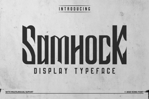Samhock: The Playful Handwritten Font for Modern Designers