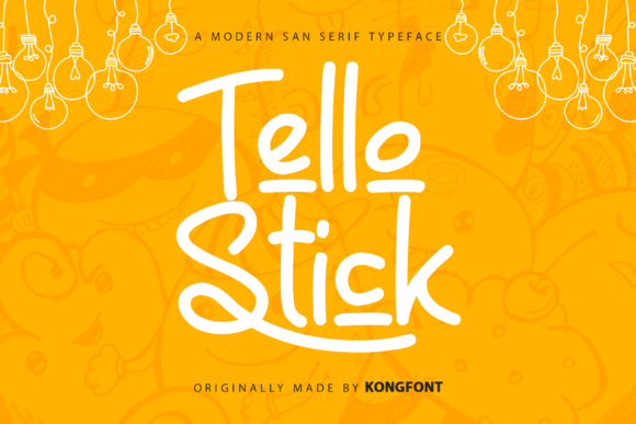 Tello Stick: A Playful Handwritten Script Font