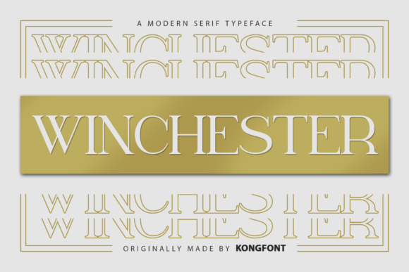 Winchester: A Bold Serif for Creative Confidence